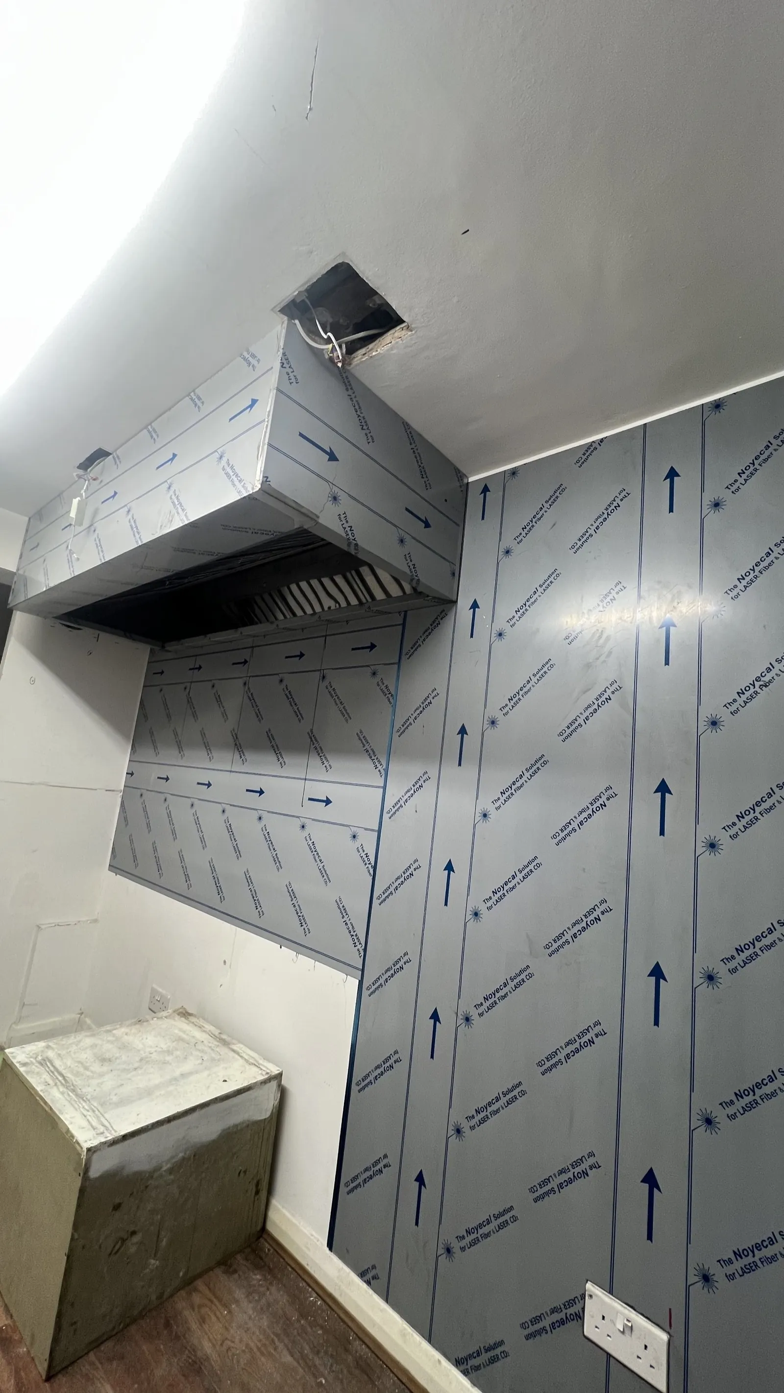 Fire-rated kitchen ventilation