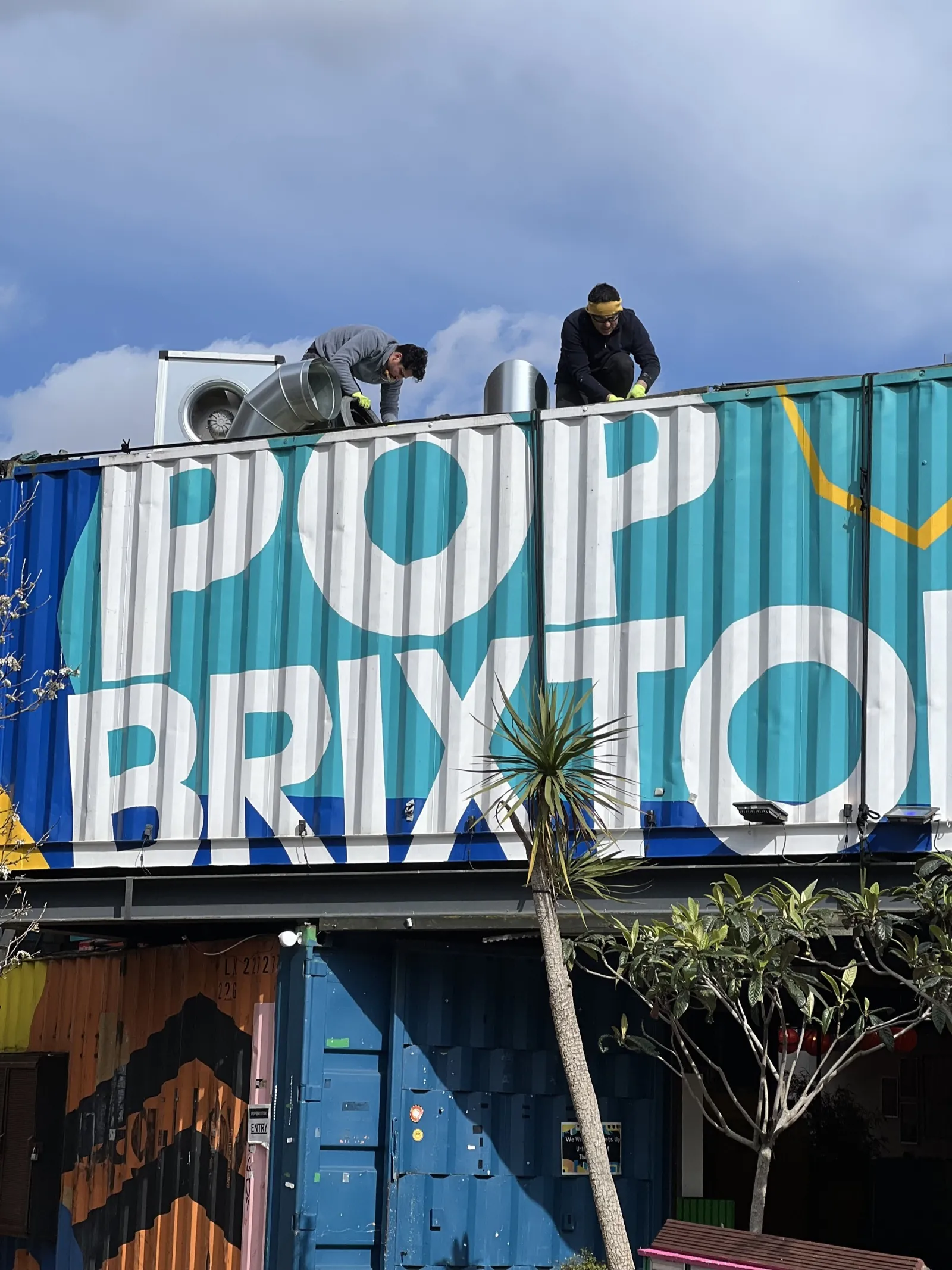 Pop Brixton container kitchen