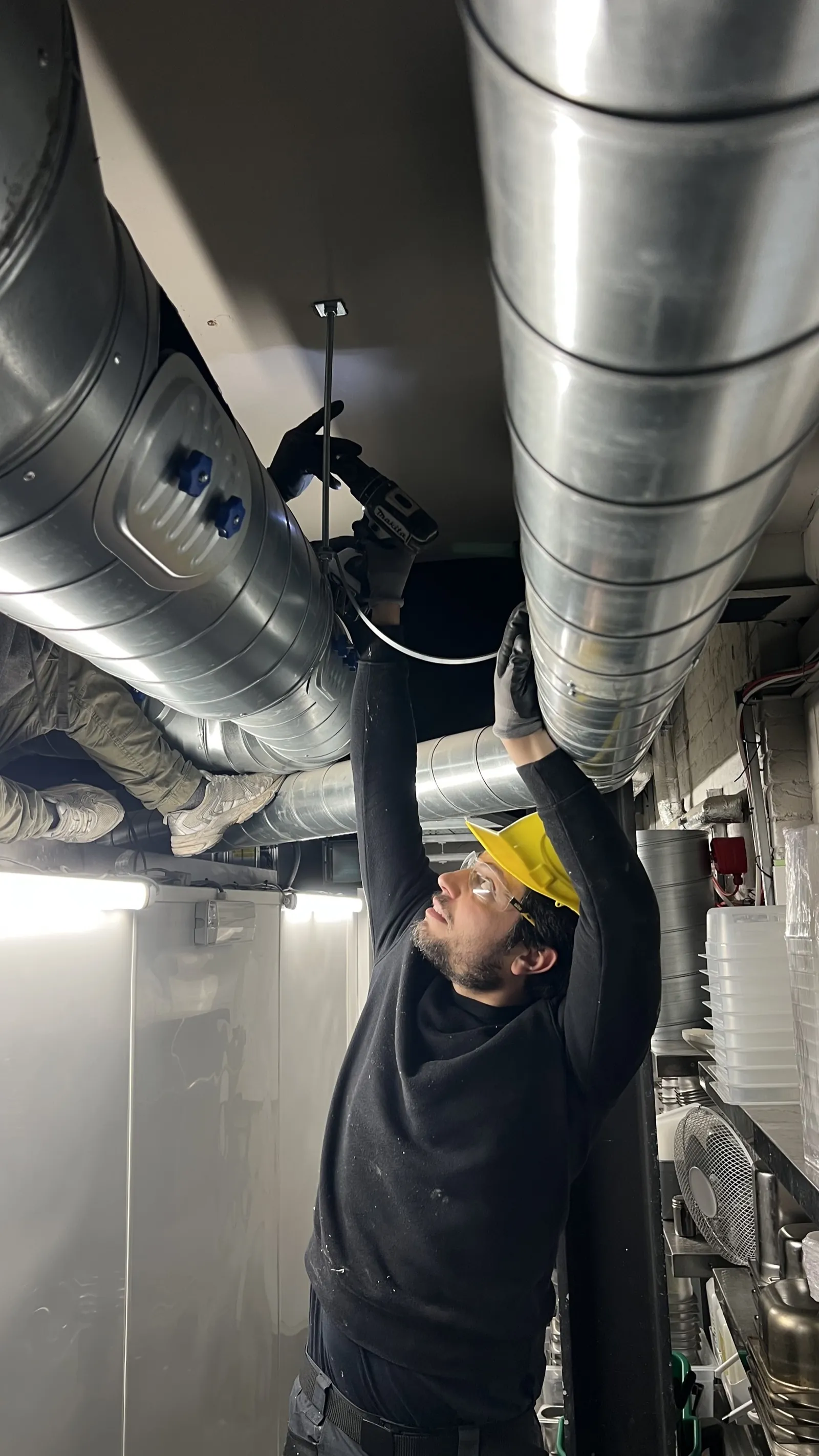 Commercial Fan Pro ventilation installation in London
